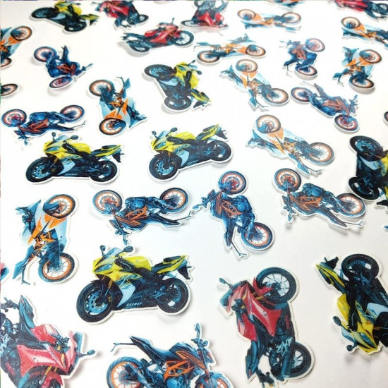 Bikes Wafer WPC 75 (10 Pcs) - Tastycrafts