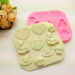 Tea Party Fondant Mould