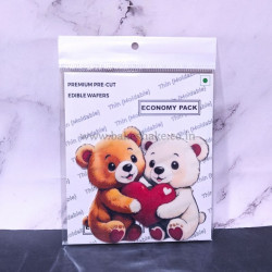 Teddy Bear Love Theme Edible Wafer T364 - Tastycrafts