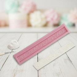 Thin Floral Design Silicone Lace Mould