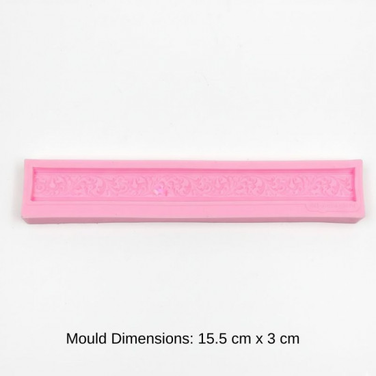 Thin Floral Design Silicone Lace Mould