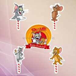 Tom And Jerry Paper Toppers (Set of 5)