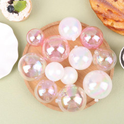 Transparent Bubble Balls Cake Topper for Cake Decoration (12 Pcs)