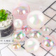 Transparent Bubble Balls Cake Topper for Cake Decoration (12 Pcs)