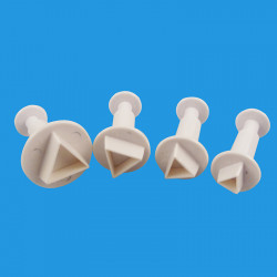 Triangle Shape Plunger Cutter Set of 3 Pieces