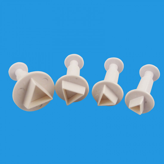 Triangle Shape Plunger Cutter Set of 3 Pieces