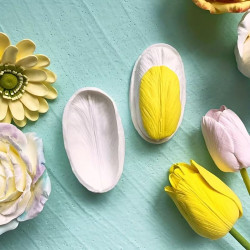 Tulip Petal Silicone Veiner Double Sided