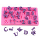 Uppercase English Alphabets With Punctuation Symbols Fondant Mould