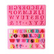 Uppercase English Alphabets With Punctuation Symbols Fondant Mould