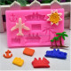 Vacation And Travel Silicone Fondant Mould