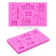 Vacation And Travel Silicone Fondant Mould