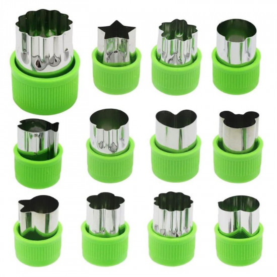 Vegetable / Fruit Cutter Set of 12 Pieces