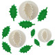 Veined Holly Leaf Plunger Cutter Set of 3