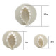 Veined Holly Leaf Plunger Cutter Set of 3
