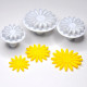 Veined Sunflower, Gerbera And Daisy Plunger Cutter Set