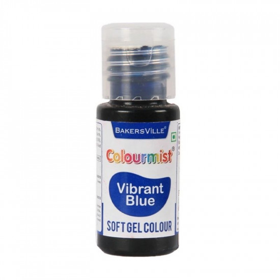 Vibrant Blue Soft Gel Colour - Colourmist (20 gm)