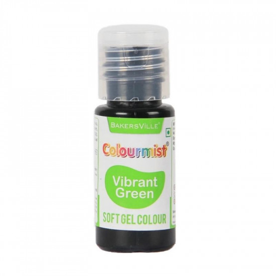 Vibrant Green Soft Gel Colour - Colourmist (20 gm)