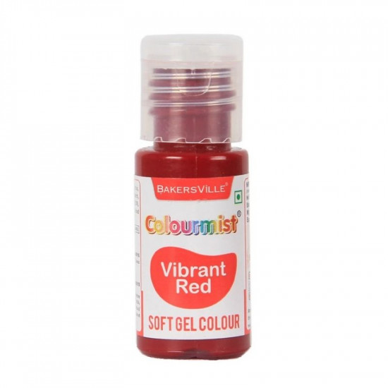 Vibrant Red Soft Gel Colour - Colourmist (20 gm)