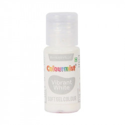 Vibrant White Soft Gel Colour - Colourmist (20 gm)