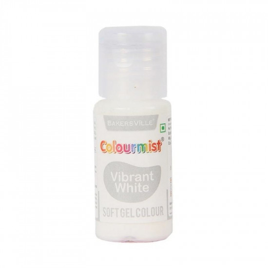 Vibrant White Soft Gel Colour - Colourmist (20 gm)