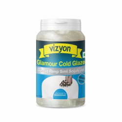 Vizyon Glamour Cold Glaze Silver (125 Gm)