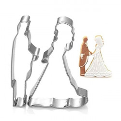 Wedding Couple Stainless Steel Cookie Cutter