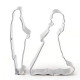 Wedding Couple Stainless Steel Cookie Cutter