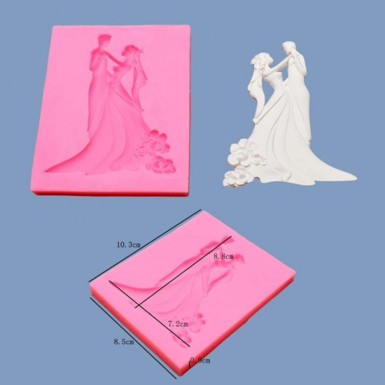 Wedding Couple Fondant Mould