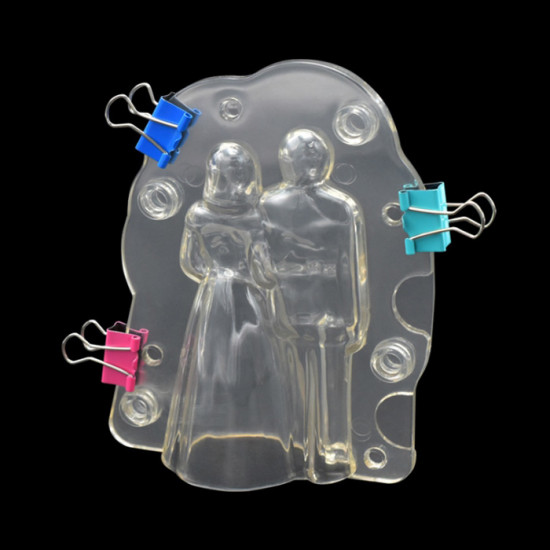 Wedding Couple 3D Polycarbonate Chocolate Mould