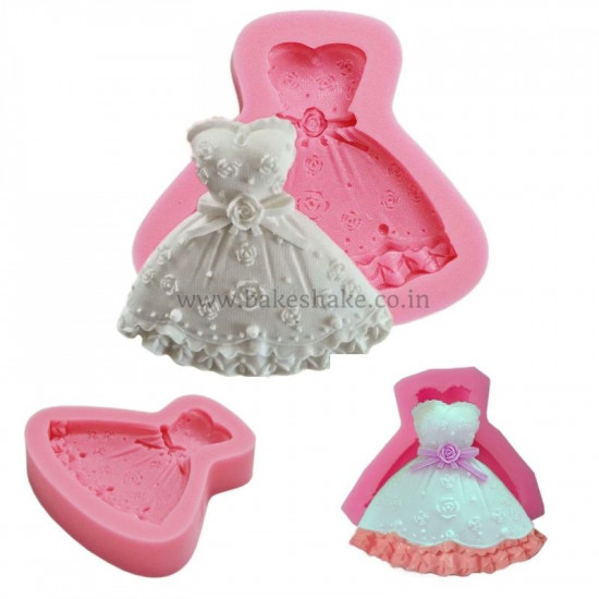 Wedding Dress Silicone Fondant Mould