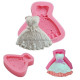 Wedding Dress Silicone Fondant Mould