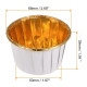 White Aluminium Foil Baking Cups / Muffin Cups (50 pieces)