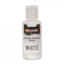 White Metallic Airbrush Colour - Colourmist