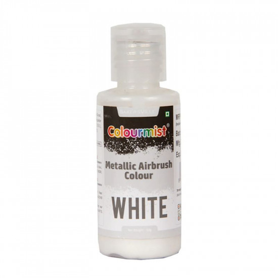 White Metallic Airbrush Colour - Colourmist