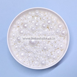 White Pearl Sprinkle Mix Sizes - 20 (250g)