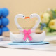 White Swan Couple Miniature (Set of 2) White Swan Couple Miniature (Set of 2)