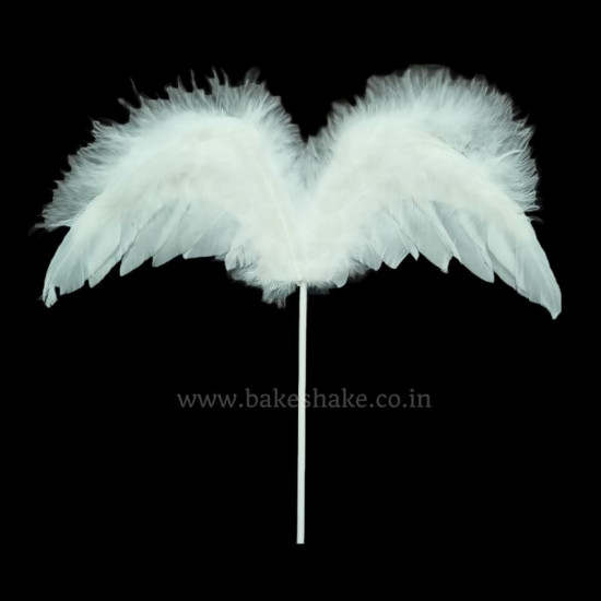 White Wings Cake Topper