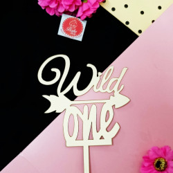 Wild One Acrylic Cake Topper