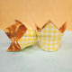 Yellow Checks Tulip Cupcake Liners - 111