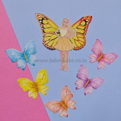 Fairy Paper Topper Yellow (Set of 6 Pieces)