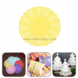 Yellow Paper Doilies (6.5 inch)