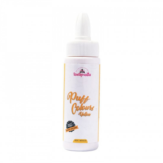 Yellow Puff Powder Colour Spray - Tastycrafts (60g)