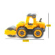 Yellow Road Roller Truck Cake Topper