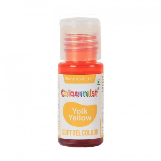 Yolk Yellow Soft Gel Colour - Colourmist (20 gm)